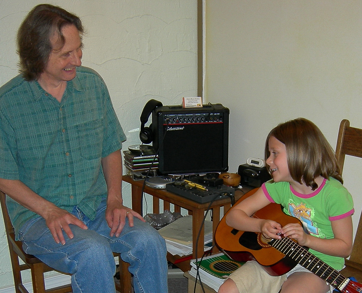 george seccombe teaching young student